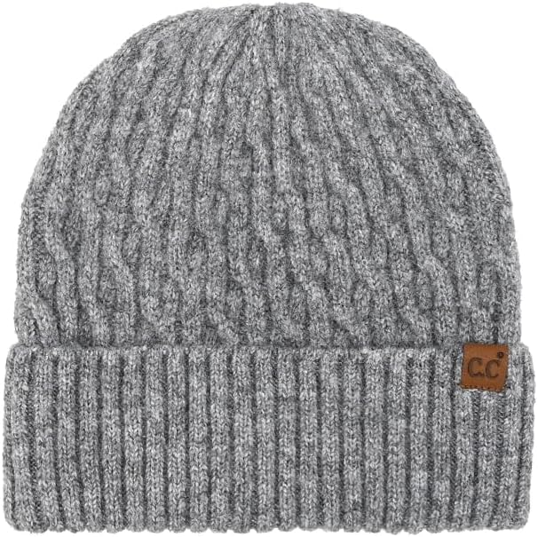 Cozy Chain Link Cuff Beanie