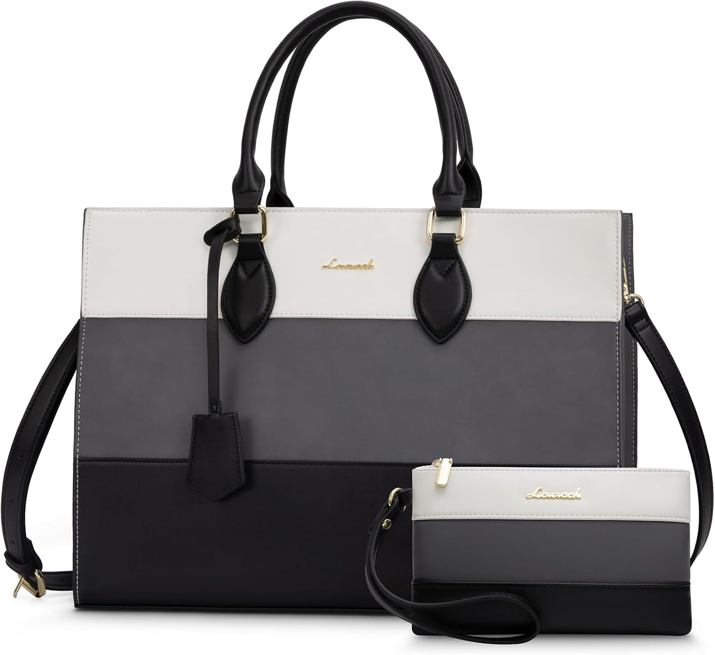 LOVEVOOK Laptop Tote Bag for Women: Stylish Work Briefcase