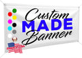 Custom Design Any Size Vinyl Banner - Full Color - Fast Turnaround