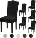 Stretch Dining Room Chair Covers Set of 6 by Fafua