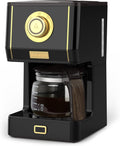 Amaste Coffee Maker 25 Oz Drip Retro Style - Compact Retro Design