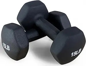 Signature Fitness Set of 2 Neoprene Dumbbell Hand Weights