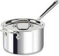 All-Clad D3 3-Ply Stainless Steel 4 Quart Sauce Pan - Versatile