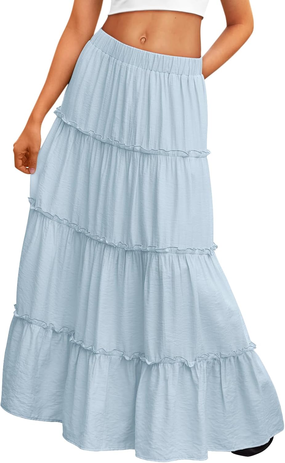 Trendy Queen Long Skirts for Women Boho Maxi Skirt Summer Style