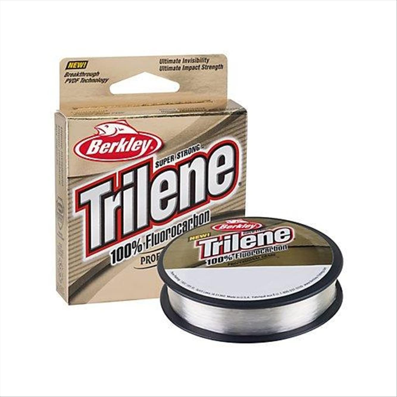 Berkley Clear Fluorocarbon Fishing Line - Strong 8lb Test!