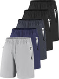 Men Running Athletic Shorts 7 in Inseam - Quick Dry Workout Shorts