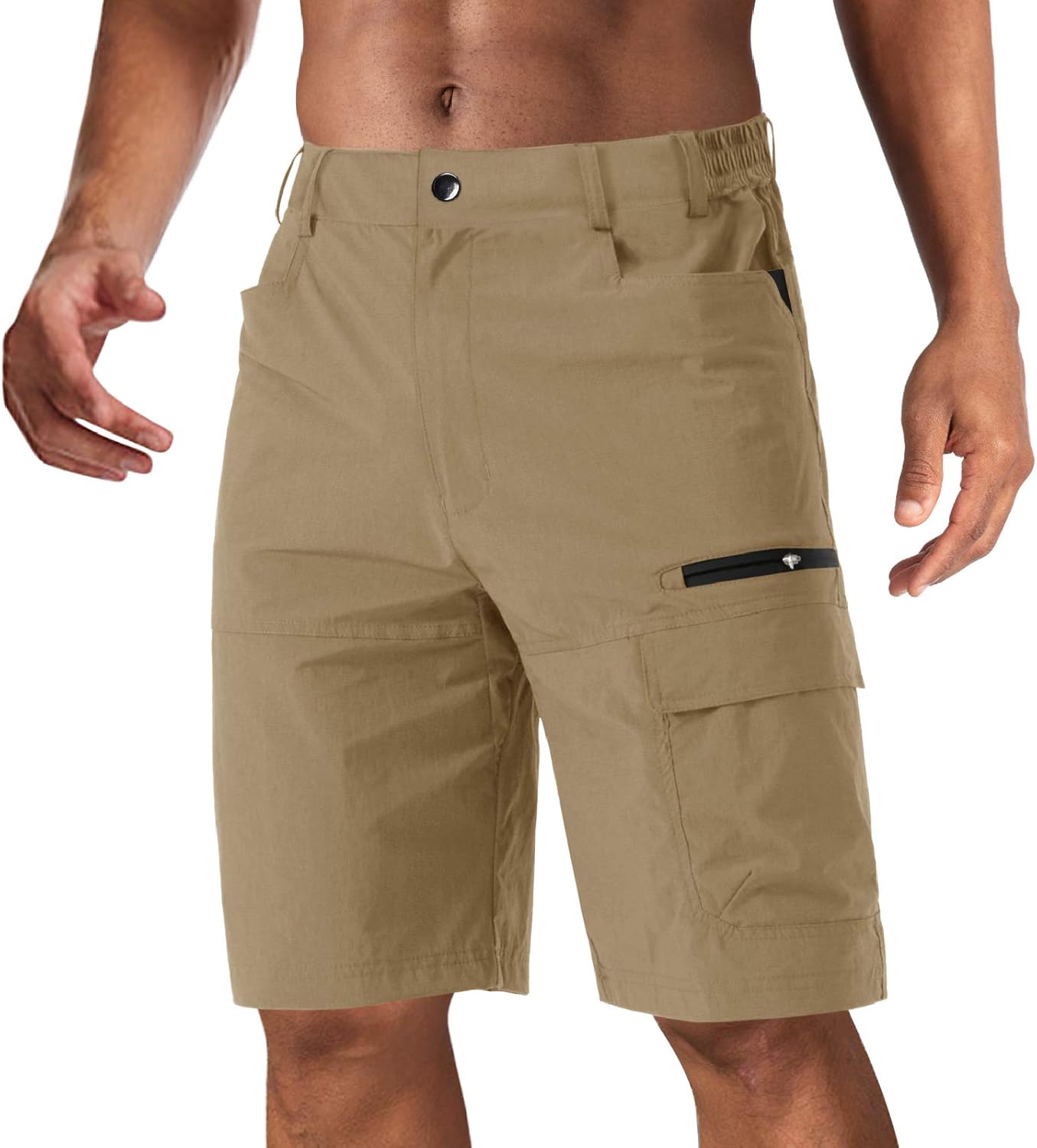 CRYSULLY Men's Hiking Cargo Shorts for Outdoor Summer Fun