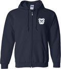 UGP Campus Apparel NCAA Primary Logo Full Zip Hoodie - Team Color