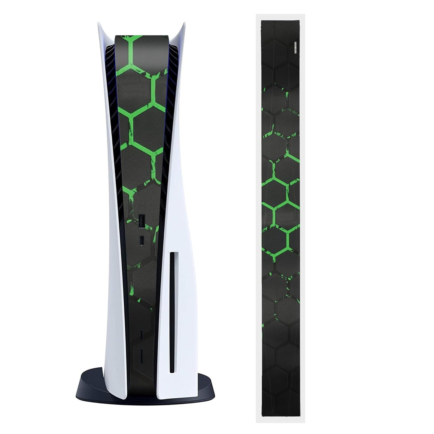 Sony PS5 Disc Decal - Green Pattern Skin