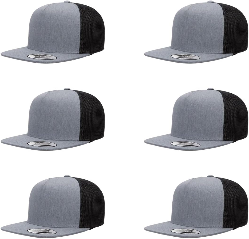 Yupoong 5-Panel Classic Trucker Cap for Style and Comfort