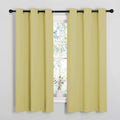 NICETOWN Paler Yellow Blackout Curtains for Bedroom