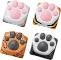 SYA ZOMOPLUS Cute Cat-Claws Keycaps (4 Keys) - Squishy Paw ESC & WASD