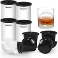 Clear Ice Cube Maker 2.5 in Spherical Mold - Slow Melting Clear Ice
