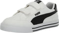 PUMA Unisex-Child Court Classic Vulc Hook and Loop Shoes - Toddler