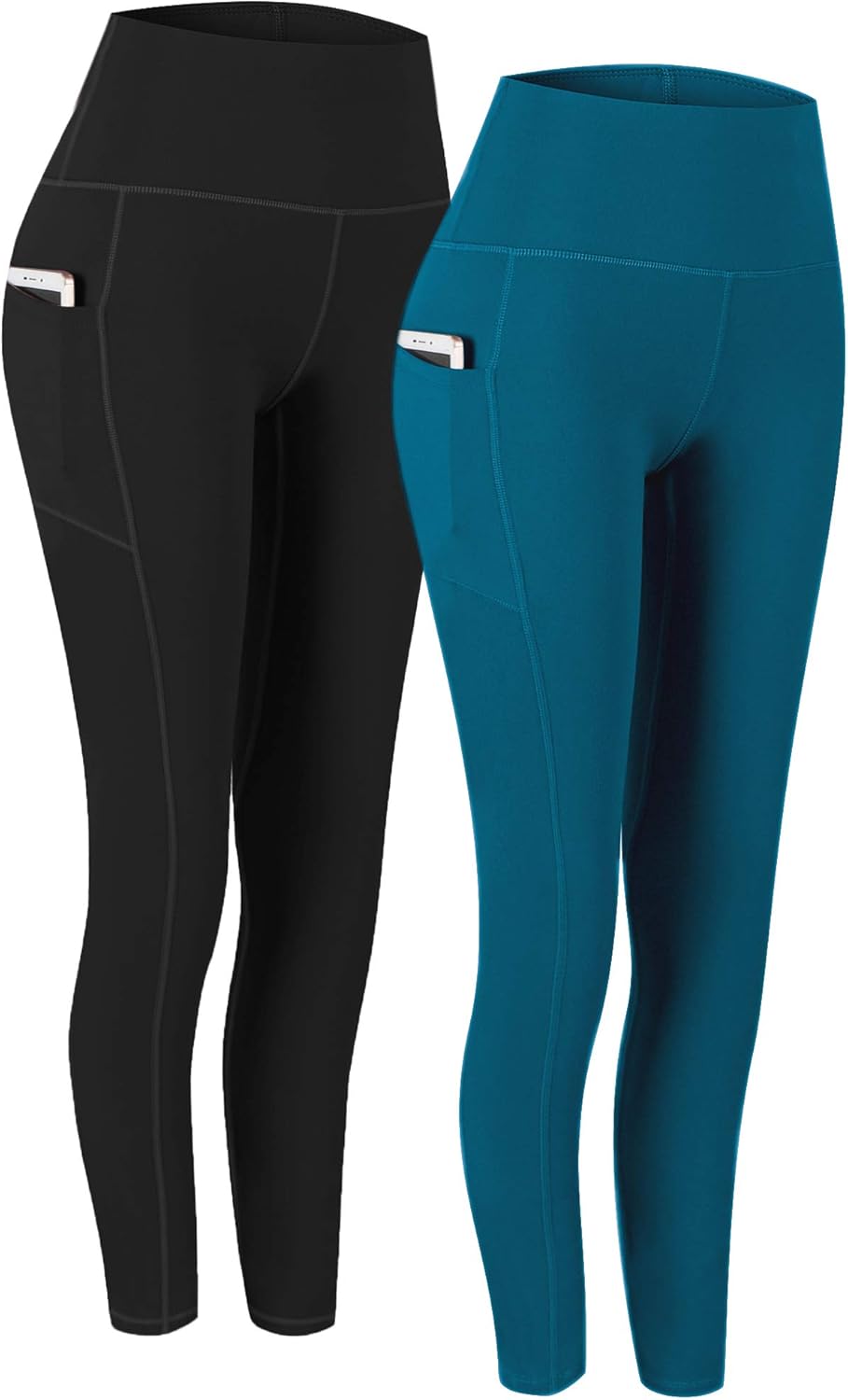 Fengbay High Waist Yoga Pants with Pockets for Women Fitness