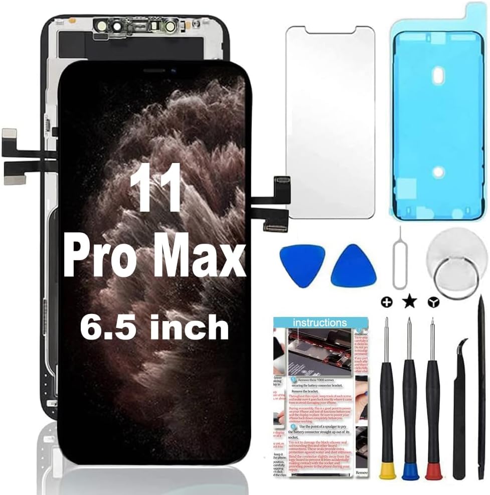 iPhone 11 Pro Max Screen Replacement with Repair Tools Included