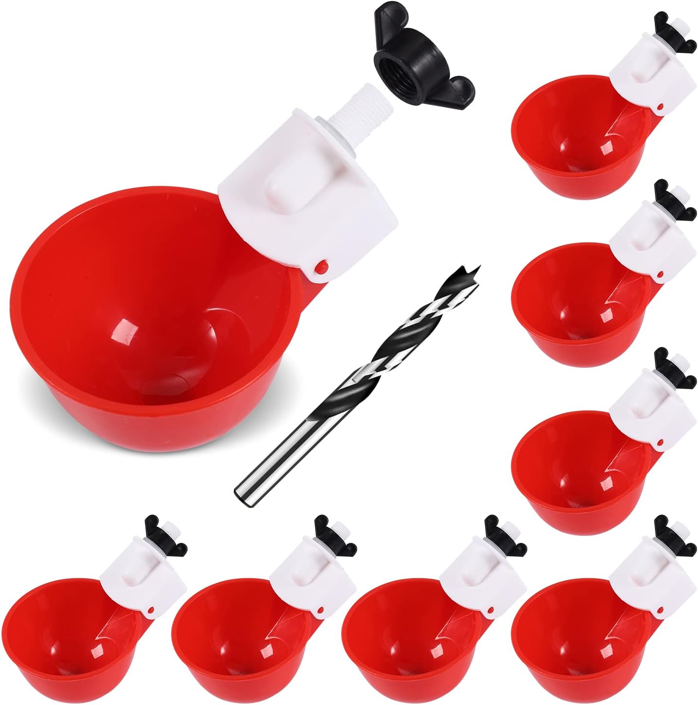 Automatic Chicken Waterer Cups - DIY Feeder for Various Poultry
