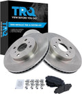 TRQ Front Brake Pad & Rotor Kit Compatible with 2013 Scion iQ