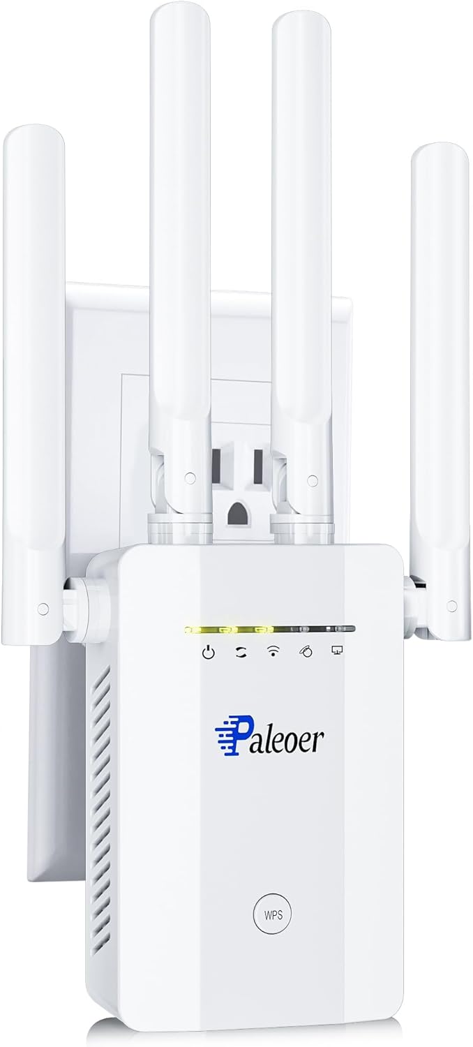 2025 WiFi Extender Signal Booster for Home, 68+ Devices Supported