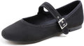 FEVERSOLE Women's Soft Cushion Mary Jane Flats - Extra (Style 167T)