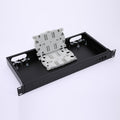 1U 19ft Rack Mount Fiber Optic Box Enclosure with LGX Patch Panel
