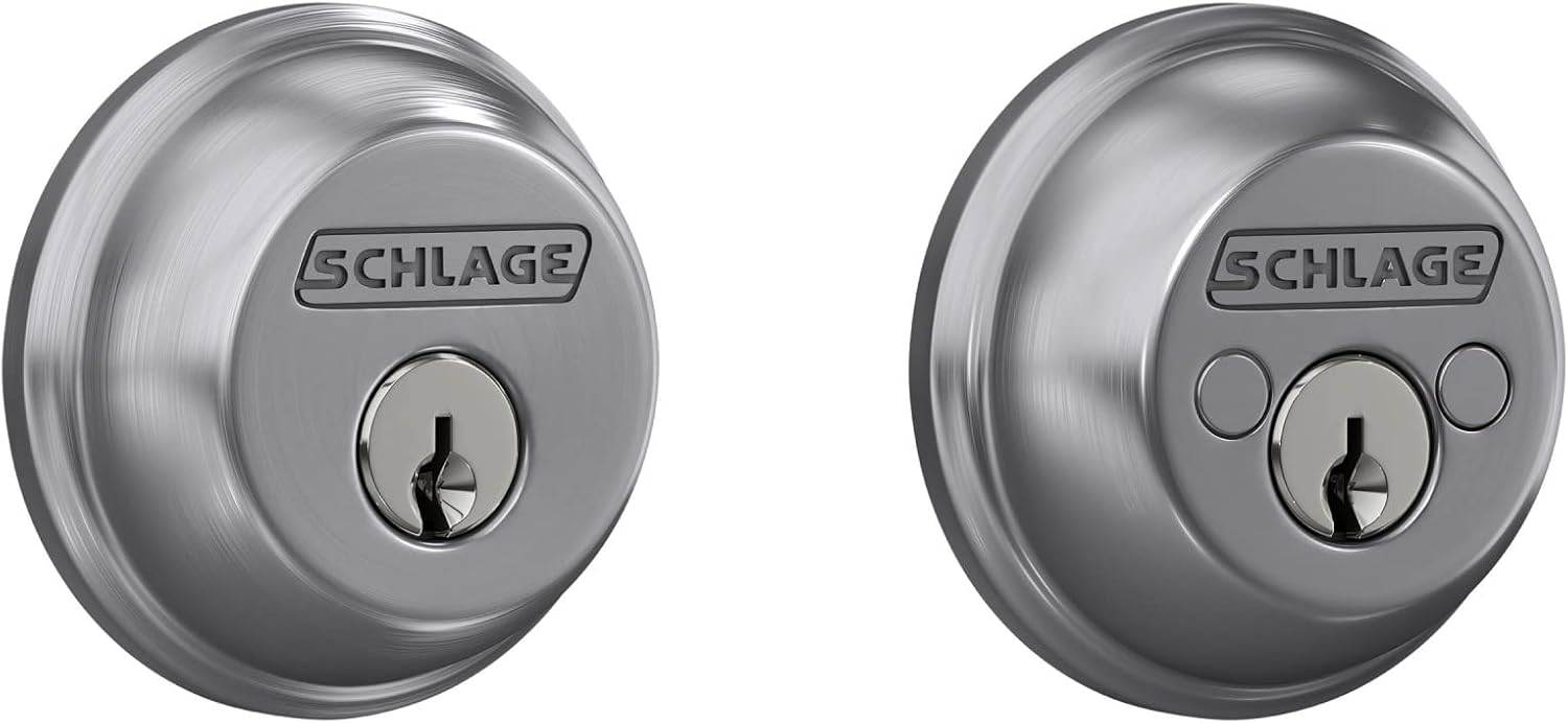 SCHLAGE B62N626 Deadbolt - Secure Your Home with Style