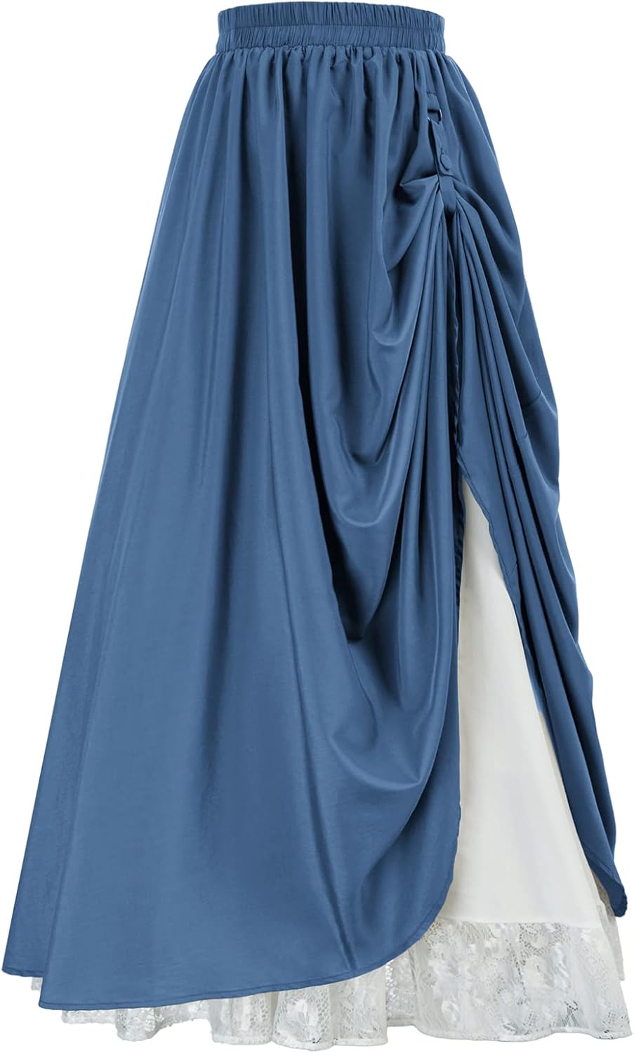 Scarlet Darkness Maxi Long Skirt for Women - Double Layered Style