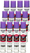 Fluorescent Purple Marking Spray Paint 12-Pack - Fast Dry