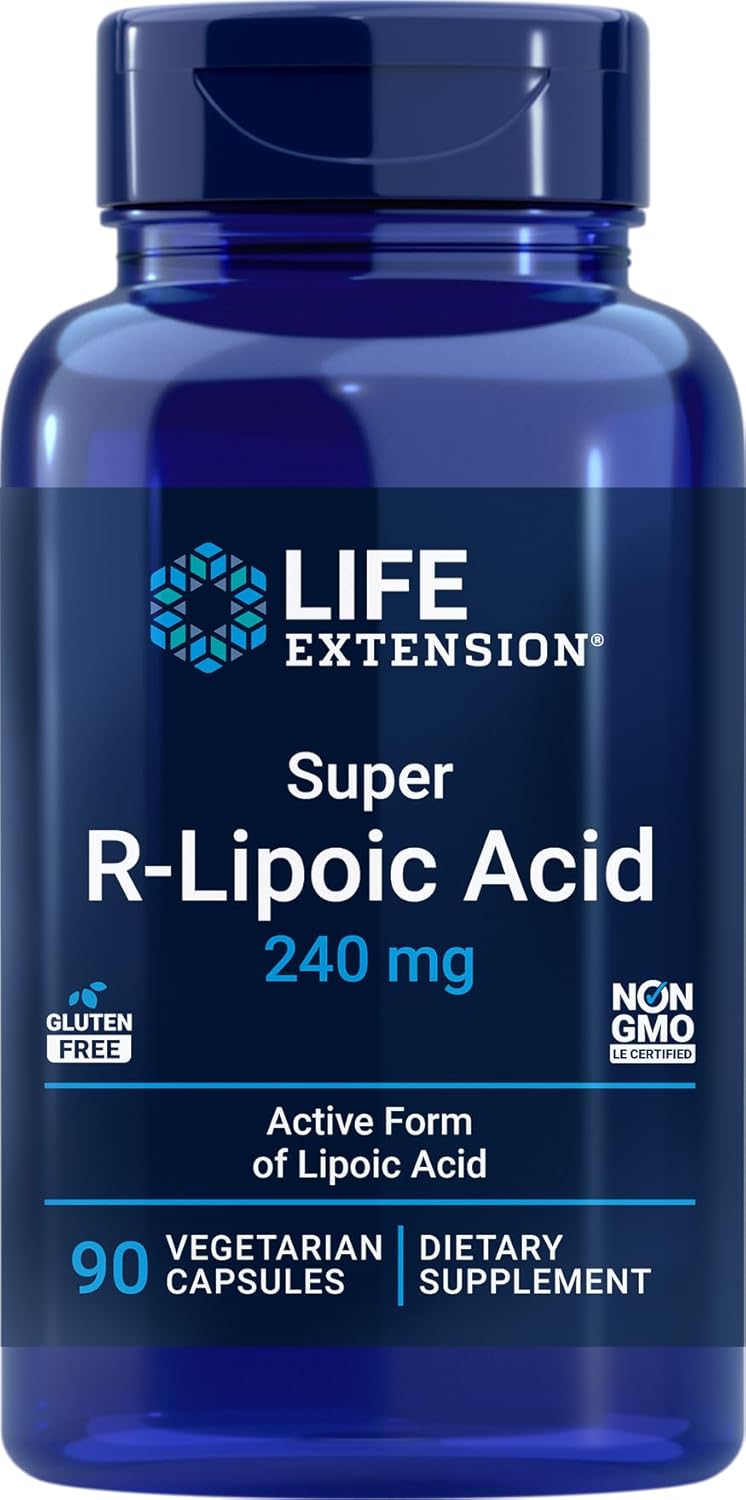 Life Extension Super R Lipoic Acid 240mg - Vegetarian Capsules