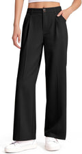 Girls Wide Leg Dress Pants for Ages 7-14 - Uniform & Everyday