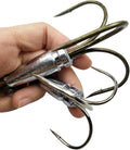 Snagging Hooks Weighted Treble Hooks 2pcs/Pack - Durable Snagging Gear