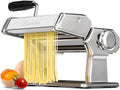 Badelite Pasta Maker: Hand Crank Noodles Machine - Adjustable Thickness for Homemade Delights!