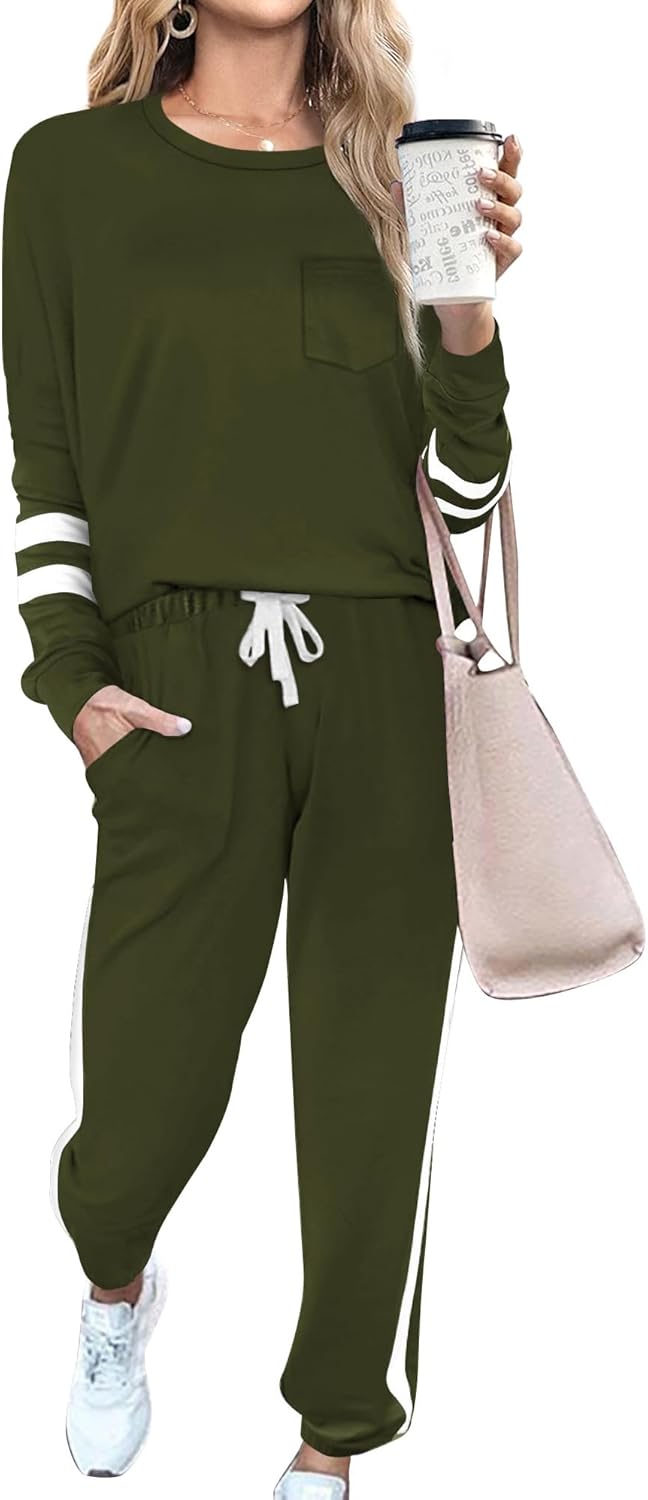 RUBZOOF Lounge Sets for Women 2 Piece Travel Sweatsuits