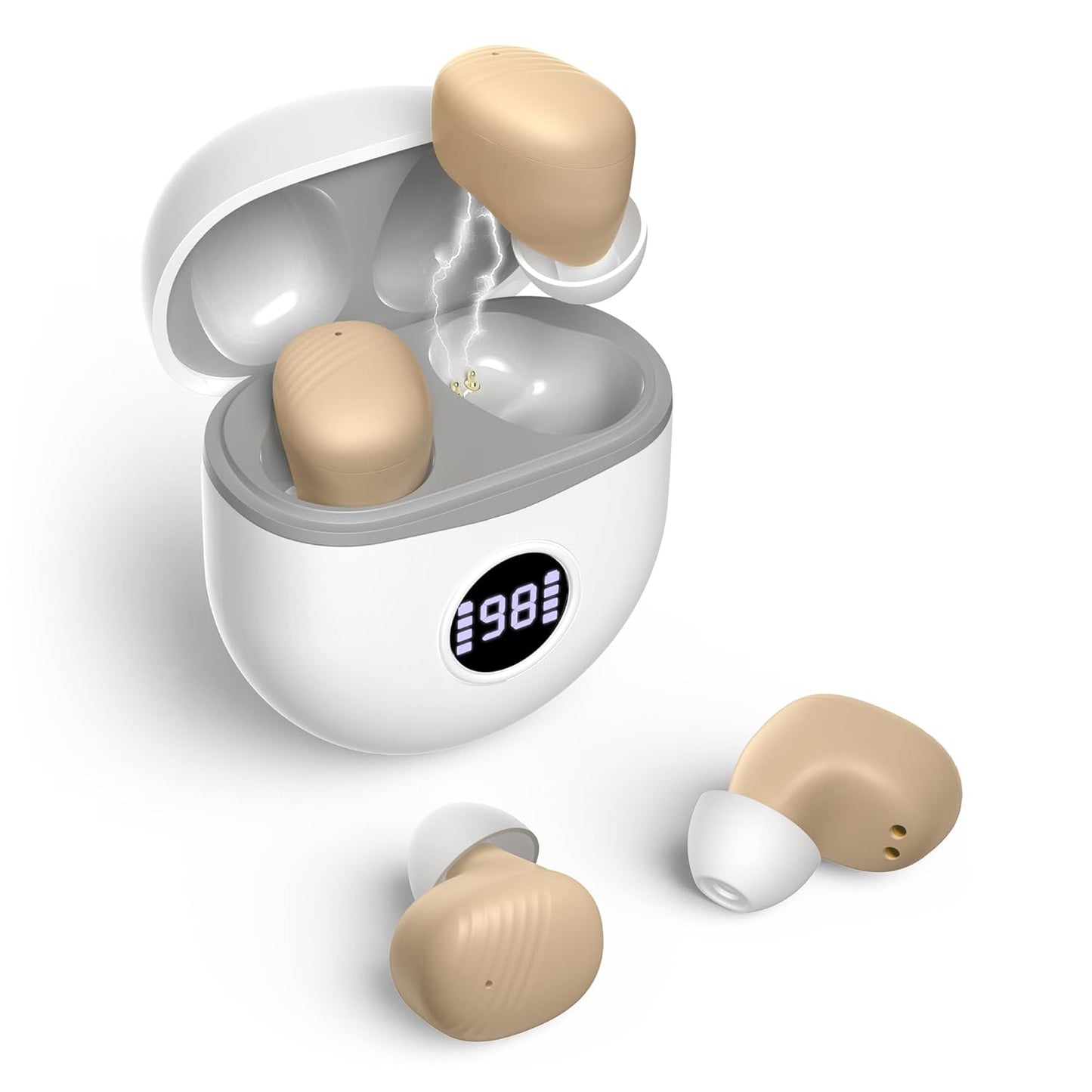 Rechargeable Hearing Aids for Seniors with Noise Cancelling
