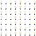 48-Pack LED Outdoor String Light Bulbs S14 Replacement - Warm 2700K