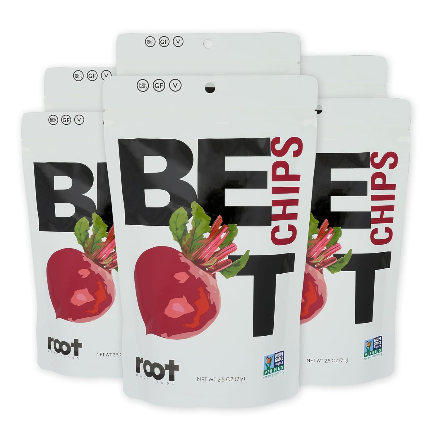 Root Foods Beet Chips - Natural Veggie Snack for Everyone