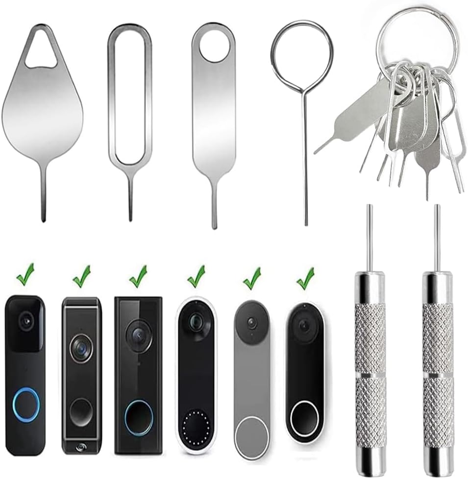 Unlock Your Doorbell Easily! Security Pin Key Set