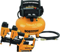 BOSTITCH Air Compressor Combo Kit 3-Tool - Finish Carpentry Ready