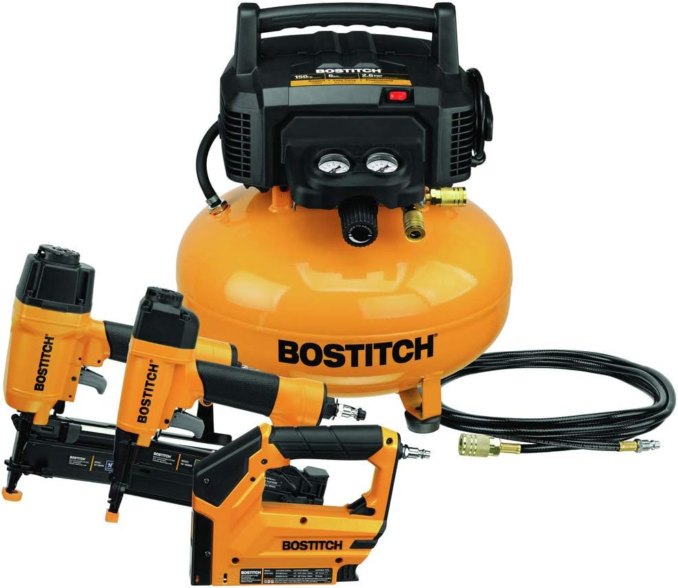 Bostitch Air Compressor Kit - Power Trio for On-the-Go Jobs