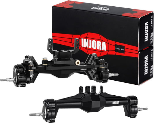 INJORA +5mm Diamond Portal Axles for 1/18 RC Crawler Upgrade