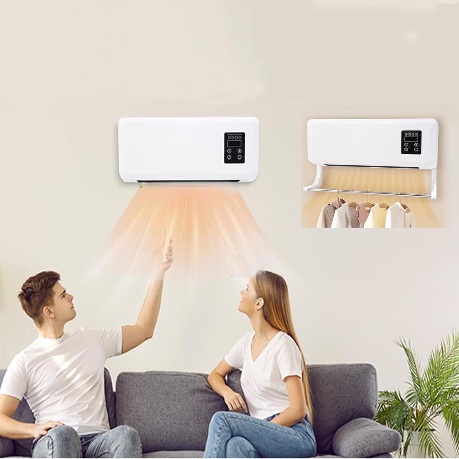 Versatile 3-in-1 Wall Heater Combo