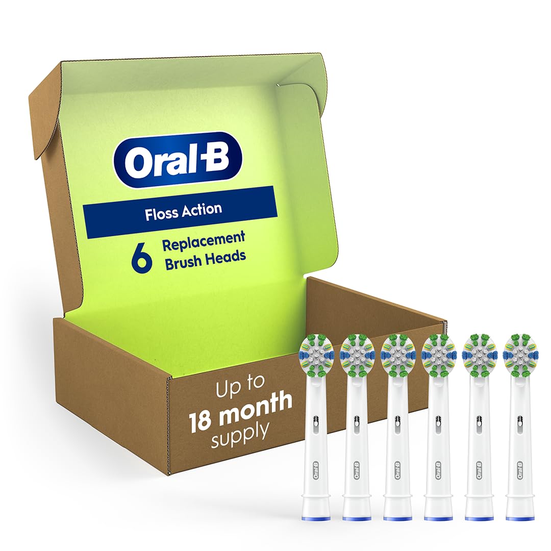 Oral-B Floss Action Replacement Brush Heads for Superior Cleaning