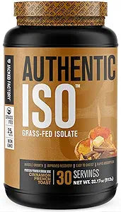 Authentic ISO Grass Fed Whey Protein Isolate Powder Review