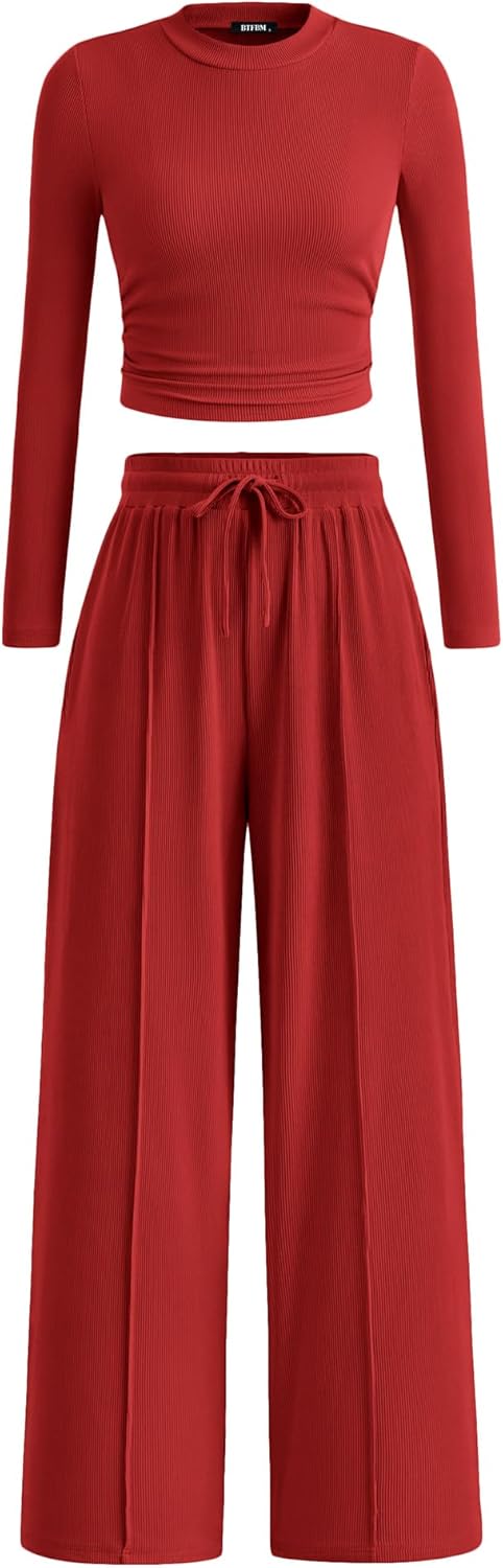 BTFBM Casual 2 Piece Sets For Women Fall Outfits 2025 Review