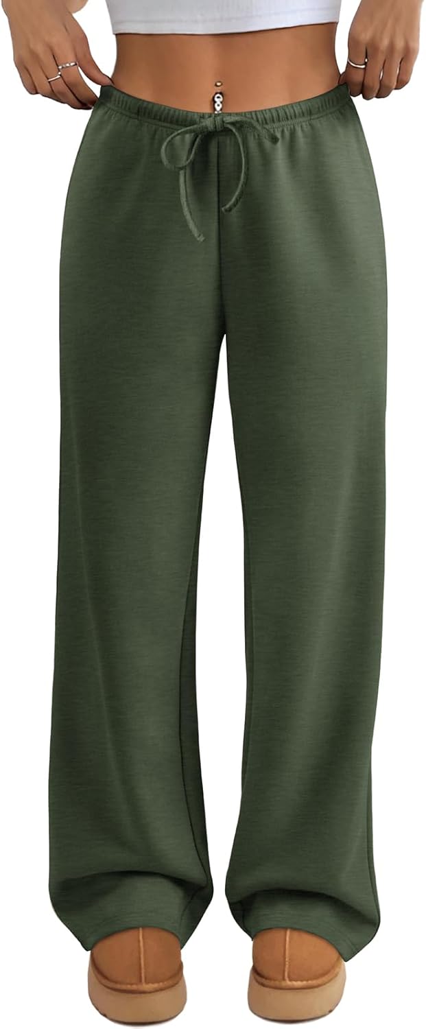 ATHMILE Womens Wide Leg Sweatpants for Trendy Fall Fashion