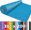 PerkHomy 36 in x 200 ft Lake Blue Kraft Paper Roll - Craft & Wrapping