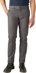 Mens Slim Fit Tapered Leg Work Pants - Multi-Use Pocket Comfort