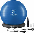 ProBody Pilates Yoga Ball Chair Exercise Ball Chair with Base - Active