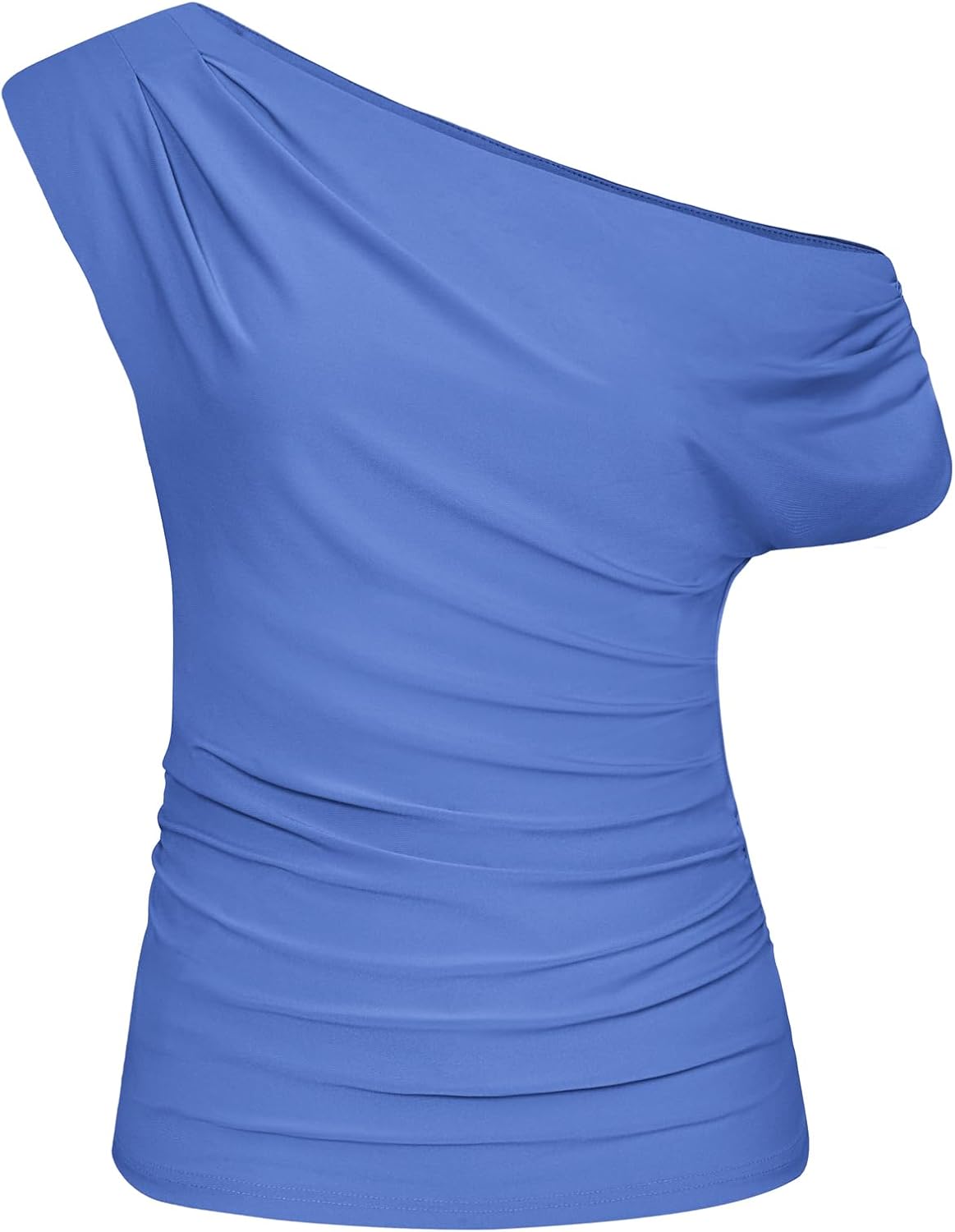 One Shoulder Summer Tops for Women - Elegant Asymmetrical Style