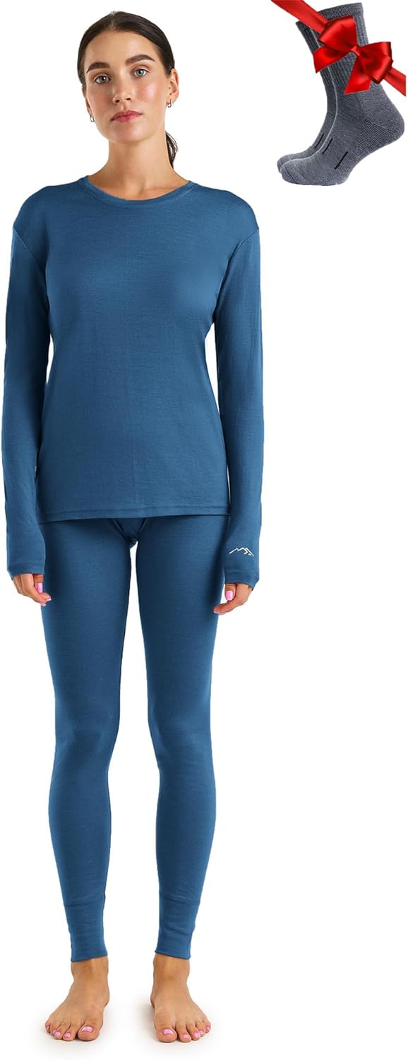 Merino Wool Women Set - Heavyweight, Lite, Midweight Sleepwear